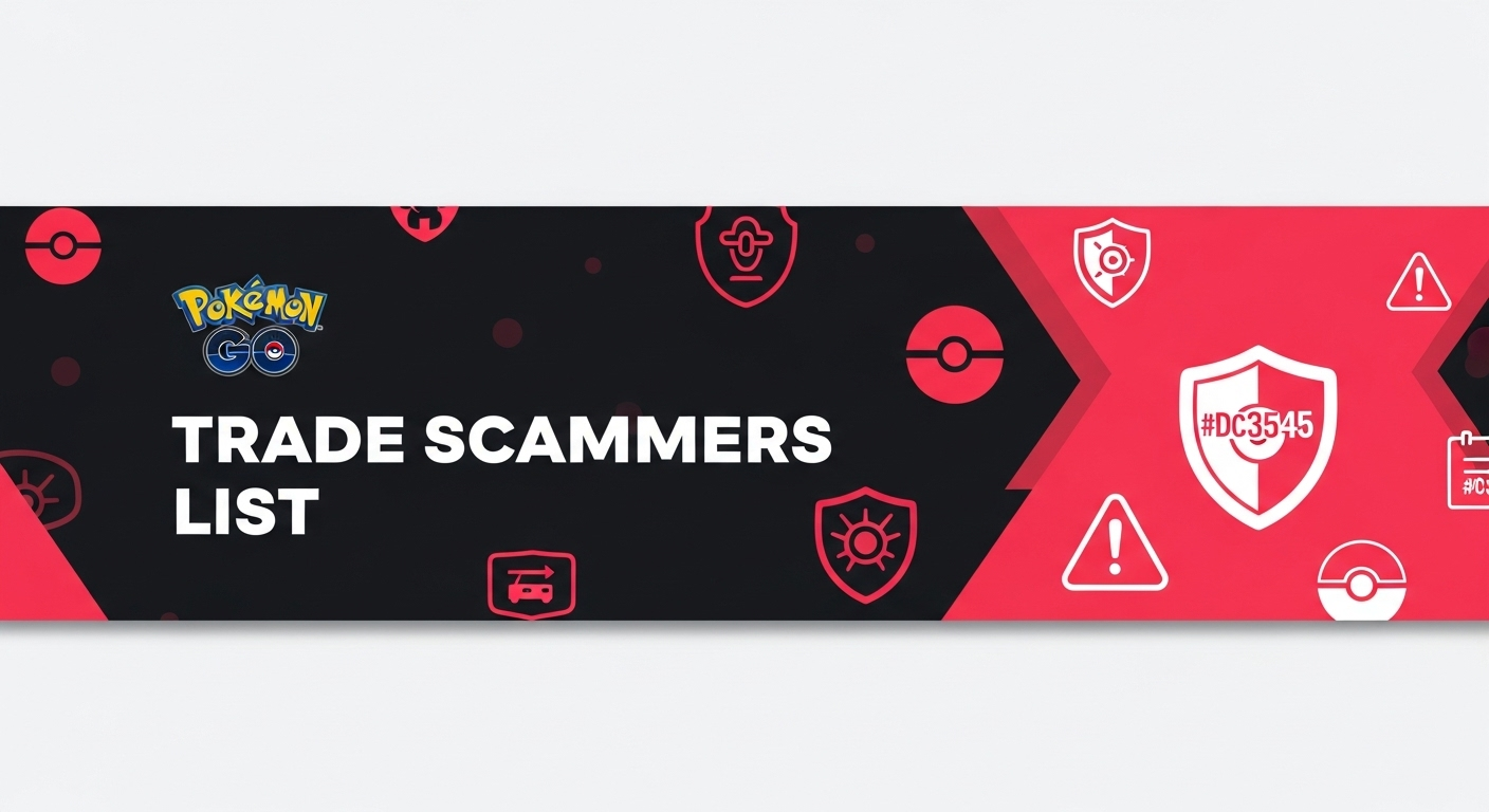 Pokemon GO Trade Scammers List Banner